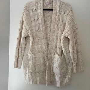 Pink Lily Cable knit cardigan